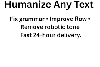 rewrite any text to sound natural and human written