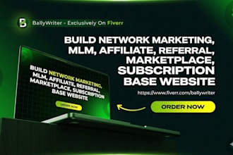 do network marketing, mlm, affiliate, referral, marketplace, subscription site