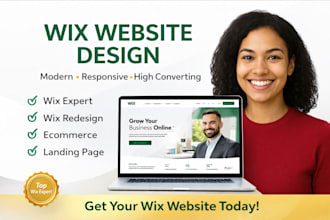 design wix website, wix website redesign ui ux designer wix UI UX wix designer