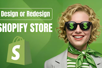 create a custom shopify store ecommerce store, shopify website