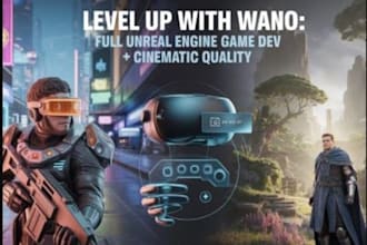 do unreal engine game development, unreal engine game, blueprint or prototype