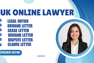 draft a strong cease and desist letter or legal notice for your situation
