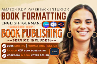publish book on amazon kdp, book layout design and amazon kindle book publishing