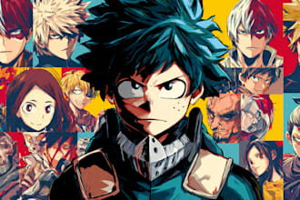 draw you as my hero academia character