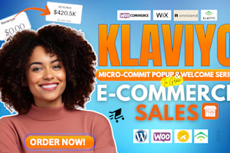 set up a micro commit popup and engaging welcome emails to grow ecommerce sales
