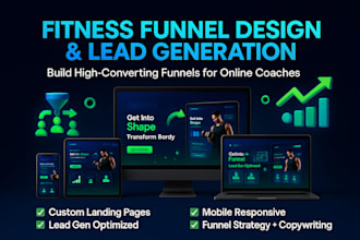 build fitness funnel lead generation online coach funnel sales funnel design