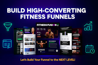 fitness coaching website workout funnel online trainer website booking funnel