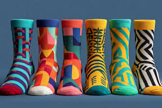 design unique socks design for your brand