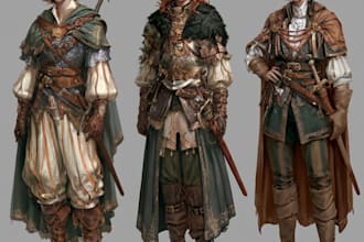 dnd character art and dnd character art