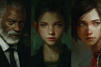 draw a realistic character concept art