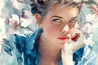 paint a beautiful watercolor illustration