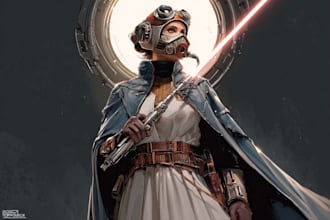 design your sci fi and star wars character