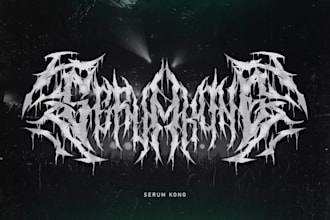 design a custom death metal logo