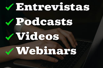 transcribo 20 minutos de audio o vídeo en menos de 24 horas