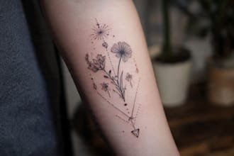 create a minimalist tattoo design for you
