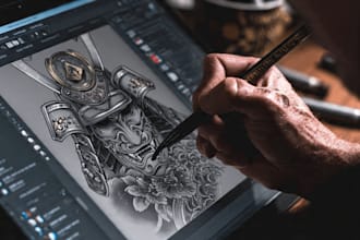 draw amazing japanese oriental tattoo