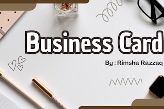 design business card and stationery items