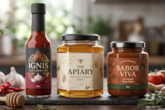 do sauce,seasoning,spice,dips, salsa,rub,pepper,jar,coffee,BBQ,tea label, logo