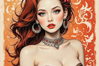 design a pin up girl and pin up girl