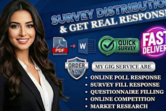 distribute your online survey to real participant for quality responses
