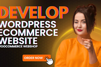 develop wordpress ecommerce website or woocommerce webshop