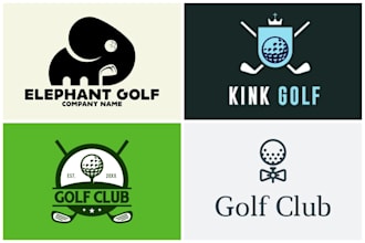 create a memorable golf club brand logo design