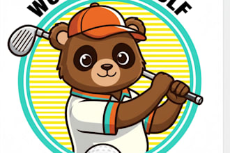 create a memorable golf club brand logo design