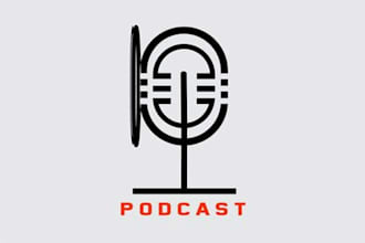 design podcast cover and podcast logo