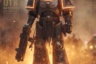 made warhammer 40k character art depending on your concept