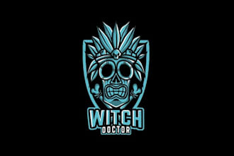 design magnificent bright bold logo for witch doctor