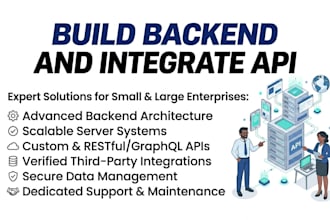 be your expert backend developer for custom web apis