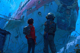 draw sci fi illustration and sci fi art