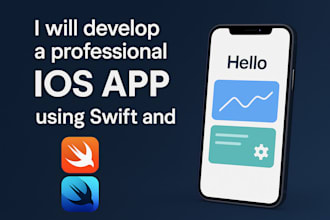 develop a professional ios app using swift and swiftui