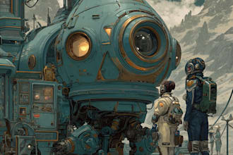 sci fi illustration and sci fi art