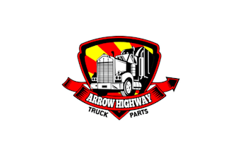 create colorful amazing truck website logo