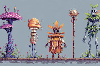 draw any pixel art sprite for you