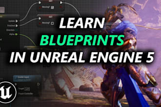 do unreal engine game development, develop unreal engine game, ue5 blueprints
