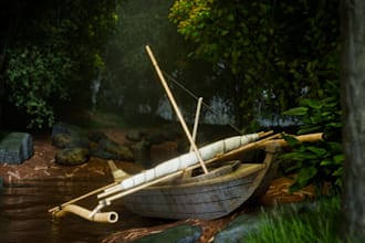 do 3d asset modelling and texturing
