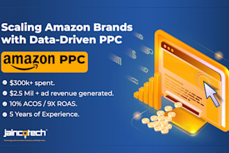 provide complete amazon marketplace management and PPC advertising