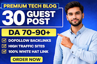 tech blog guest post on high da DR blogs with dofollow backlinks