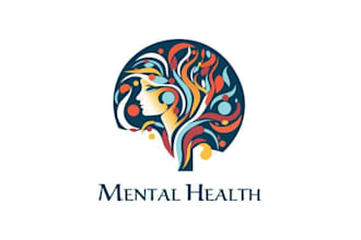 design mental health dental health care minimalist logo