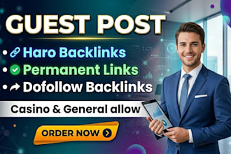 publish high da guest posts, haro backlinks high authority link building service