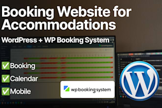 create a wordpress booking website using wp booking system for accommodation