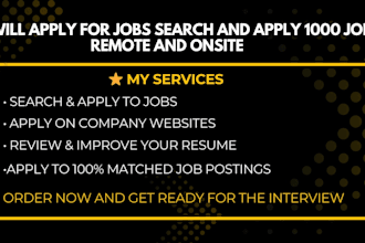 apply for jobs search and apply 1000 jobs, remote and onsite