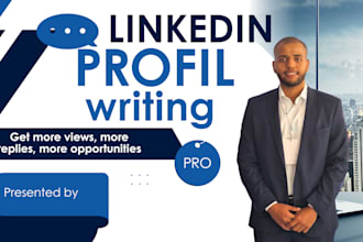write new linkedin profile content and boost optimization