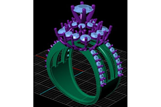 create professional 3d jewelry models ready for 3d printing