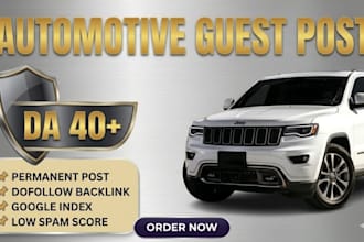 publish a guest post on automotive with high da backlinks