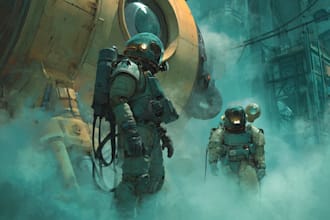 design sci fi illustration and sci fi sci fi illustration