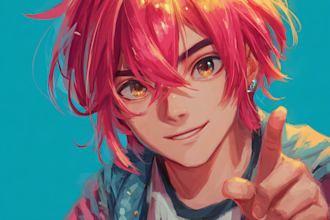 draw your favorite manga, anime or roleplaying characters