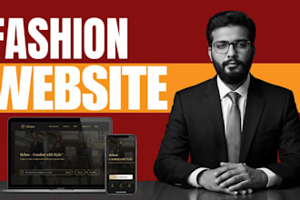 create a fashion, perfume, and streetwear website with seo